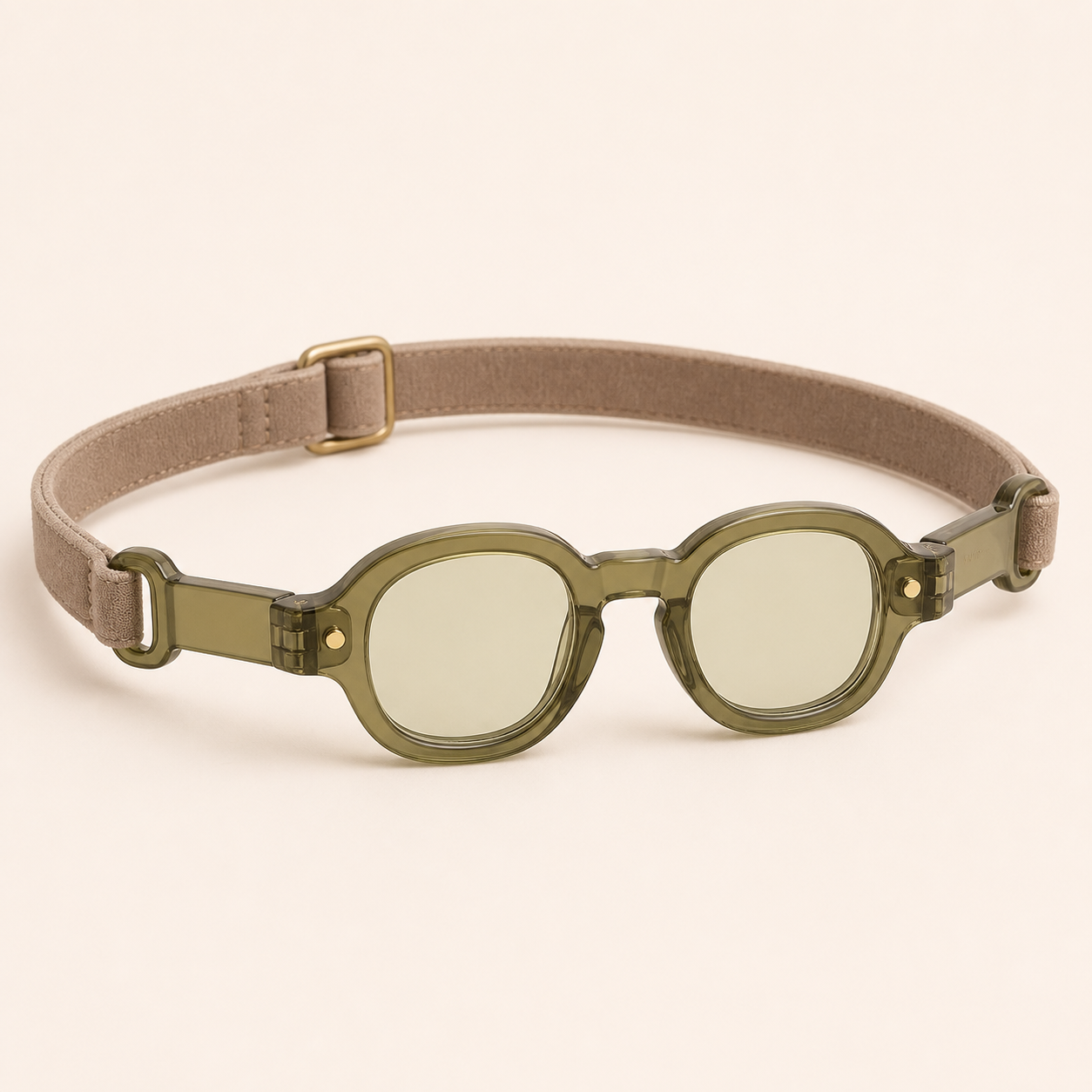 Olive Optic cat eyewear product mockup